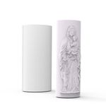 Molde de Silicone Virgem Maria com Menino Jesus Vela de Sete Dias