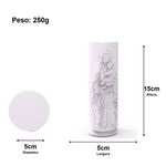 Molde de Silicone Virgem Maria com Menino Jesus Vela de Sete Dias