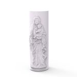 Molde de Silicone Virgem Maria com Menino Jesus Vela de Sete Dias