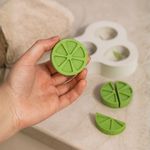 Molde de Silicone Simulação de Fruta Limão 4 Cavidades