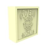 Molde de Silicone Quadrada dia das Mães Você é Tudo para Mim