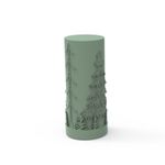 Molde de Silicone Vela Cilindrica de Natal- Modelo 1