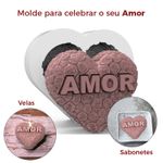 Molde de Silicone Coração 