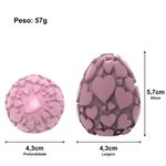 Molde de Silicone Ovo de Páscoa c/ Corações