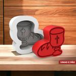 Molde de Silicone Pão e Taça de Vinho | Santa Ceia