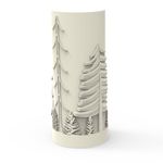 Molde de Silicone Vela Cilindrica de Natal- Modelo 2