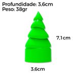 Molde de Silicone Arvore de Natal Geométrica Modelo 08