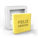 Molde de Silicone Barra Feliz Páscoa