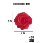 Molde de Silicone Rosa Aberta Fina