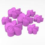 Forma de Silicone Flor de Jasmim 7 Cavidades para Velas e Sabonetes Artesanais