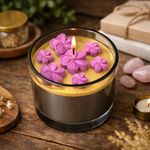 Forma de Silicone Flor de Jasmim 7 Cavidades para Velas e Sabonetes Artesanais
