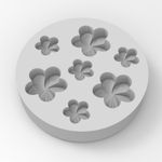 Forma de Silicone Flor de Jasmim 7 Cavidades para Velas e Sabonetes Artesanais