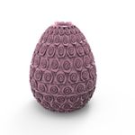 Molde de Silicone Ovo de Páscoa Florido