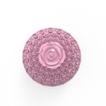 Molde de Silicone Ovo de Páscoa Florido