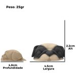 Forma de Silicone Cachorro Buldogue Escondido
