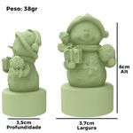 Molde de Silicone Boneco de Neve