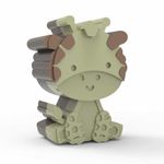 Molde de Silicone Girafinha Encaixe Lembrancinha