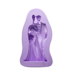 Molde de Silicone Casal de Noivos Humanos