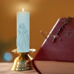 Forma de Silicone Mini Vela de Sete Dias Jesus Misericordioso
