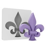 Molde de Silicone Flor de Lis M
