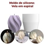 Forma de Silicone Espiral Geométrico