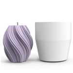Forma de Silicone Espiral Geométrico
