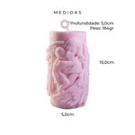 Forma de Silicone Mãe com Asas de Anjo Vela Lembrancinha Decorativa