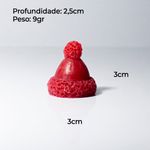 Forma de Silicone Mini Gorro Papai Noel Modelo 1