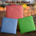 Molde de Silicone Barra Papai Noel
