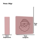 Molde de Silicone Barra Papai Noel