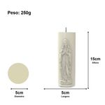 Molde de Silicone Virgem Maria Vela de Sete Dias