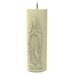Molde de Silicone Virgem Maria Vela de Sete Dias