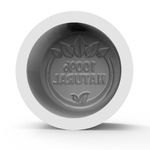 Molde de Silicone Redonda 100% Natural Folhas