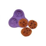Molde de Silicone Cookies 3Cav.