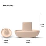 Forma de Silicone Castiçal para Velas