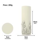 Molde de Silicone Preto Velho Vela de Orixá