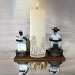 Molde de Silicone Preto Velho Vela de Orixá