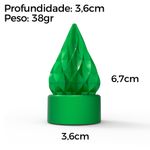 Molde de Silicone Arvore de Natal Geométrica Modelo 03