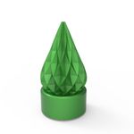 Molde de Silicone Arvore de Natal Geométrica Modelo 03