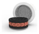 Forma de Silicone Formato de Bolacha OEEO- 7cm