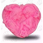 Molde de Silicone Coração Mamãe e Filho