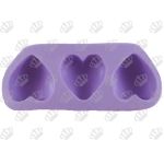 Molde de Silicone Coração Medio 3Cav.