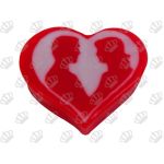 Molde de Silicone Coração Casal