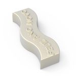 Forma de Silicone Feliz Ano Novo- Vela onda-