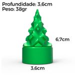 Molde de Silicone Arvore de Natal Geométrica Modelo 04