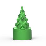 Molde de Silicone Arvore de Natal Geométrica Modelo 04