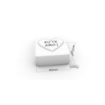 Molde de Silicone Quadrada Eu Te Amo ! Modelo 2