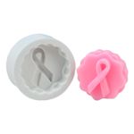 Molde de Silicone Laço Outubro Rosa