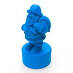 Molde de Silicone Papai Noel C/ Saco de Presentes- Pequeno