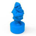 Molde de Silicone Papai Noel C/ Saco de Presentes- Pequeno